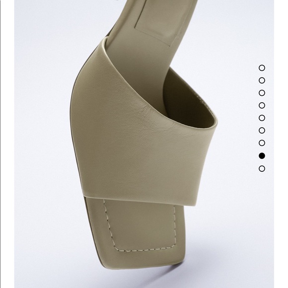 Zara sheep leather sandals bloggers fav - Picture 2 of 11